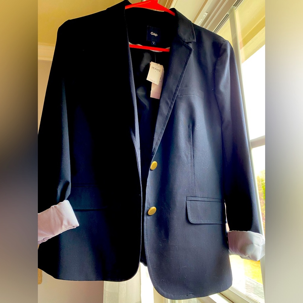 NWT navy blue blazer jacket never worn